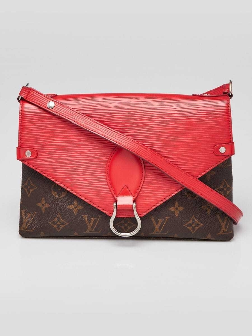 Louis Vuitton Monogram And Red Epi St Michael Bag For Trade